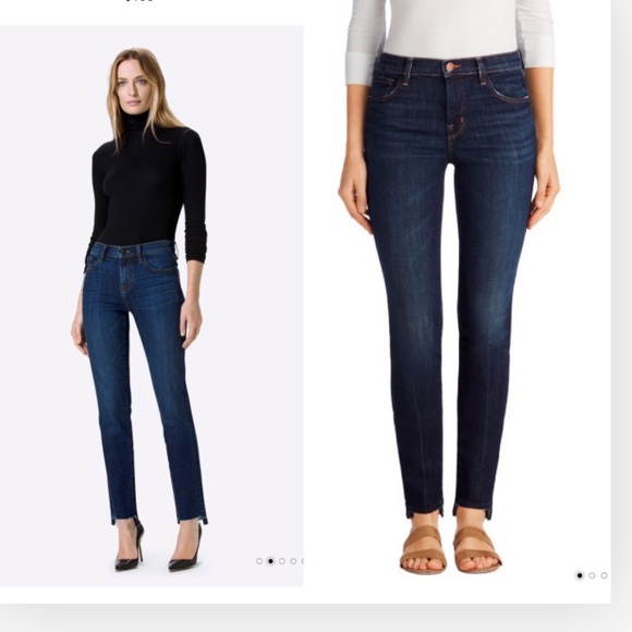 J Brand Denim - J brand Amelia mid rise stepped hem jeans